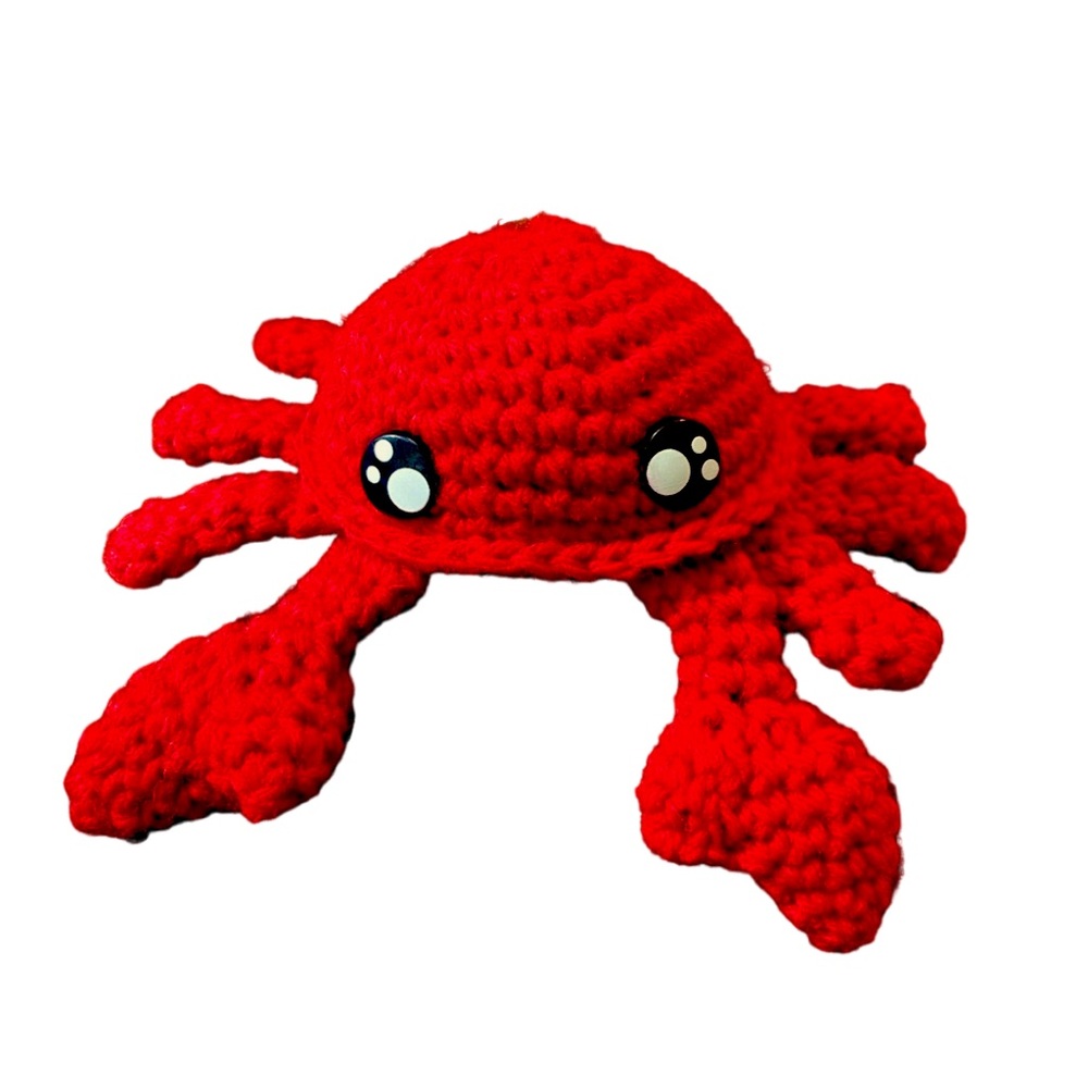 Crab plush crochet handmade